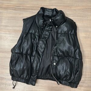 Black Puffer Vest